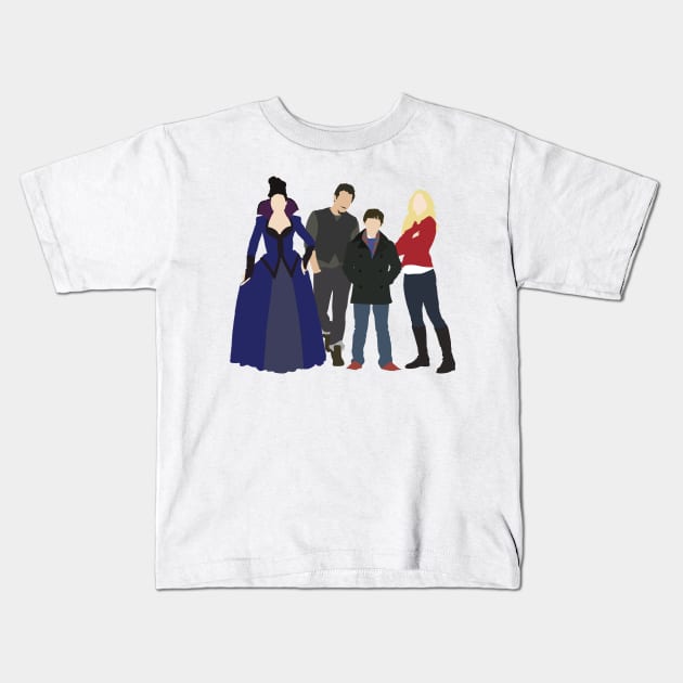 Swanfire Queen Family Kids T-Shirt by eevylynn